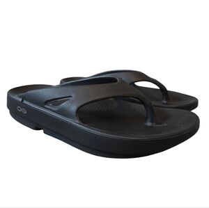 OOFOS Ooriginal Black Recovery Sandals 7